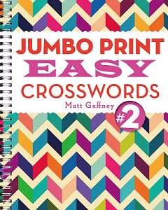 Jumbo Print Easy Crosswords