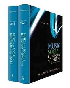 Music in the Social and Behavioral Sciences: An Encyclopedia