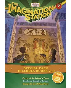 Imagination Station Book Set: Secret of the Prince’s Tomb / Battle for Cannibal Island / Escape to the Hiding Place
