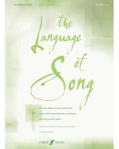 The Language of Song -- Elementary: Low Voice