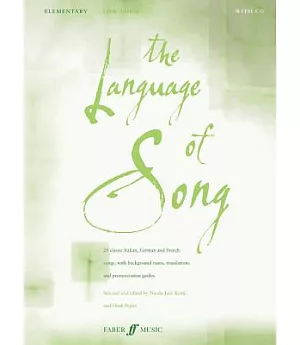 The Language of Song -- Elementary: Low Voice