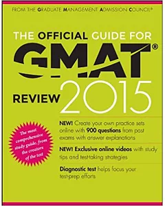 The Official Guide for GMAT Review 2015