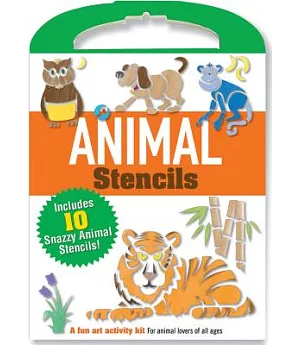 Animal Stencils Kit: Includes 10 Snazzy Animal Stencils & Colorful Booklet