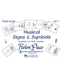 Musical Signs and Symbols Set I: 24 Cards 48 Sides Flash Cards Moppet