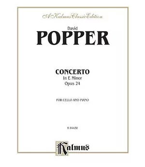 Cello Concerto in E Minor, Op. 24: Kalmus Edition