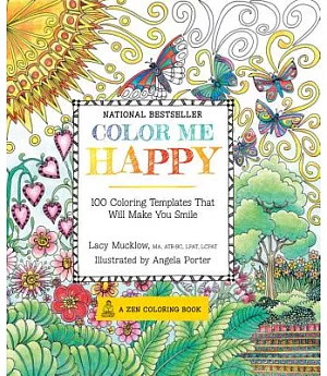 Color Me Happy Adult Coloring Book: 100 Coloring Templates That Will Make You Smile