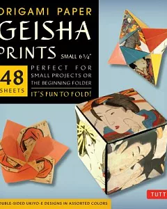 Origami Paper Geisha Prints Small