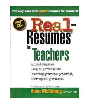 Real-Resumes for Teachers