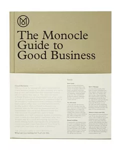 The monocle Guide to Good Business