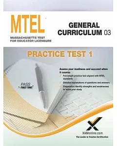 Mtel General Curriculum 03 Practice Test 1