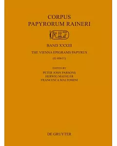 The Vienna Epigrams Papyrus: G 40611