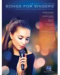 Songs for Singers: 25 Popular Hits With Piano Accompaniment, Vocal / Piano