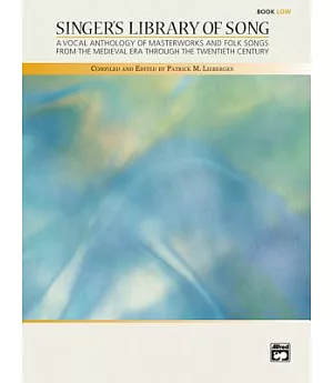 Singer’s Library of Song for Low Voice: Low Voice2 Cds
