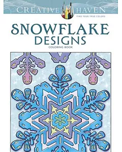 Snowflake Designs Adult Coloring Book
