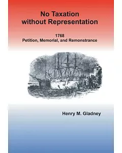 No Taxation Without Representation: 1768 Petition, Memorial, and Remonstrance