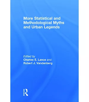 More Statistical and Methodological Myths and Urban Legends