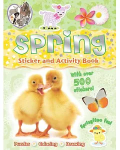 Spring Sticker and Activity Book
