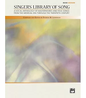 Singer’s Library of Song for Medium Voice: Medium Voice2 Cds