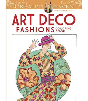 Art Deco Fashions Adult Coloring Book