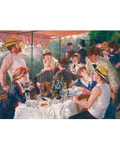 Pierre Auguste renoir - Luncheon of the Boating Party: 1,000 Piece Puzzle