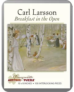 Carl Larsson - Breakfast in the Open: 100 Piece Puzzle