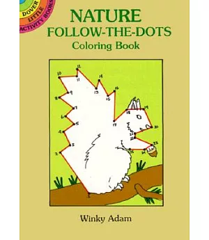 Nature Follow-The-Dots Coloring Book