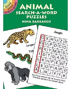 Animal Search-A-Word Puzzle