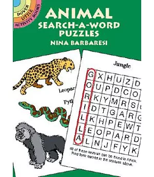 Animal Search-A-Word Puzzle