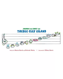 Treble Clef Island Poster