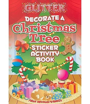 Glitter Decorate a Christmas Tree Sticker Activity Book
