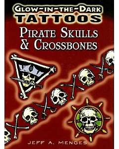 Pirates Skulls & Crossbones: Glow-in-the-dark Tattoos