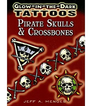 Pirates Skulls & Crossbones: Glow-in-the-dark Tattoos