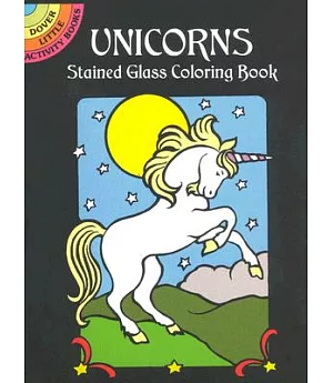 Unicorns Stained Glass