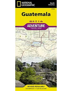 national geographic adventure Travel Map Guatemala