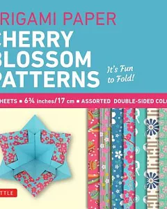 Cherry Blossoms Patterns Origami Paper: Perfect for Small Projects or the Beginning Folder