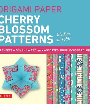 Cherry Blossoms Patterns Origami Paper: Perfect for Small Projects or the Beginning Folder