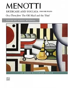 Ricercare and Toccata For the Piano: On a Theme from the Old Maid and the Thief