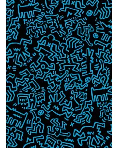 Keith haring Colored Edge Journal
