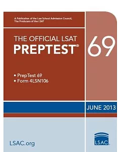 The Official LSAT Preptest 69: June 2013 Lsat
