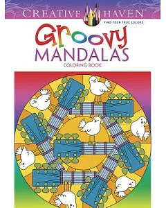 Groovy Mandalas Adult Coloring Book