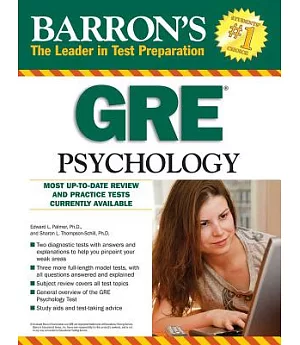 Barron’s GRE Psychology: Graduate Record Examination in Psychology