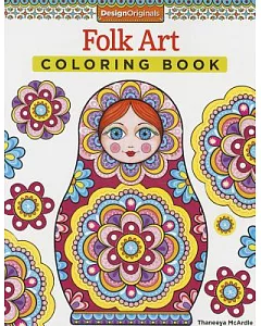 Folk Art Adult Coloring Book