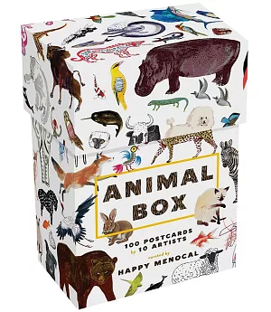 Animal Box: 100 Postcards by 10 Artists