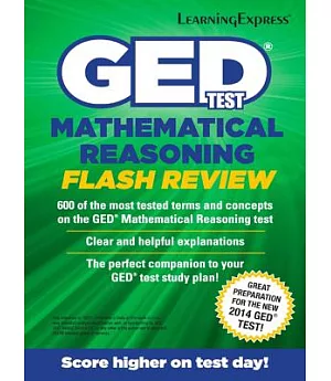 Ged Test Mathematical Reasoning Flash Review