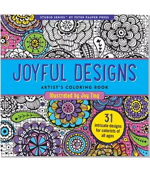 Joyful Designs Artist’s Adult Coloring Book