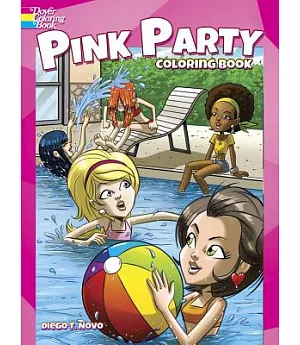 Pink Party Coloring Book