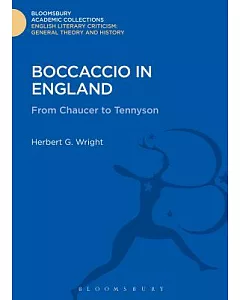Boccaccio in England: From Chaucer to Tennyson