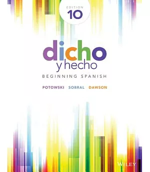 Dicho y hecho: Beginning Spanish