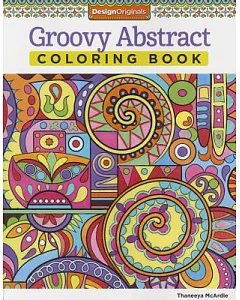 Groovy Abstract Adult Coloring Book
