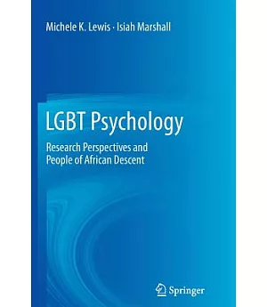 Lgbt Psychology: Research Perspectives and People of African Descent